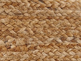 Sada dvoch textilných košov pieskovobéžová KAELLA Beliani