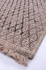 Koberec Indiana 08625A JUTE / BLACK