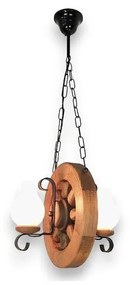 Brilagi - Luster na reťazi ROATA 2xE14/40W/230V buk