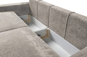 Rozkladacia pohovka Anafi, šedo-béžová látka