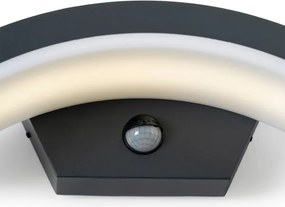 Brilagi - LED vonkajšie nástenné svietidlo so senzorom ARCELO LED/8W/230V IP54