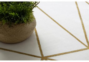 Kusový koberec Greg krémový kruh 120cm