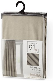 ZATEMŇOVACÍ ZÁVES NA PÁSKE ROSA 140X270 CM HNEDÁ