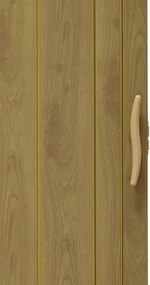 Skladacie dvere 001P svetlý dub matný 90 cm