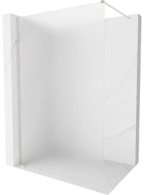 Mexen, Mexen Kioto-X sprchová stena 70 x 200 cm, matná 10 mm, matný nikel - 800-070-101-97-30-X