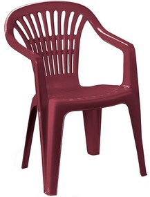 Plastová stolička Scilla burgund