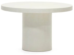 Konferenčný stolík blava ø 120 cm biely MUZZA