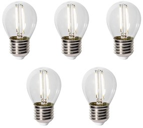 Sada 5 ks E27 LED lamp P45 Sensor LUX 3W 250 lm 3000K
