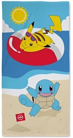 Plážová osuška Pokémoni - Pikachu a Squirtle