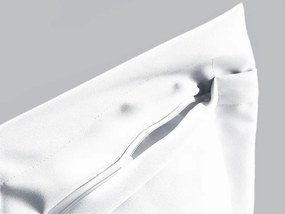 Biante Dekoračná obliečka na vankúš s lemom Rongo RG-045 Biela 40 x 40 cm