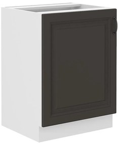 Kuchynská skrinka STILO grafit mat/biely 60d 1f bb