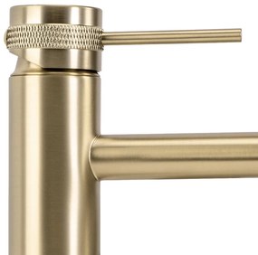 Rea Lungo Grip, umývadlová batéria h-165, zlatá matná, REA-B6950