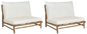 Set 2 ks záhradných stoličiek Theta (svetlé drevo + biela) . Vlastná spoľahlivá doprava až k Vám domov. 1076169