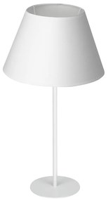 Stolná lampa ARDEN 1xE27/60W/230V pr. 30 cm biela