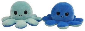 DAALO Obojstranný plyšák - chobotnica - tmavo modrá / svetlo modrá