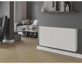 Mexen, Panelový radiátor Mexen C33 400 x 800 mm, bočné pripojenie, 1351 W, biely - W433-040-080-00