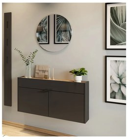 Antracitovosivá/v prírodnej farbe predsieňová zostava Ameca – Germania