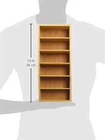 Bambusový organizér na korenie vrecúškové korenie, polievky, pudingy MARIE, 15x10x35