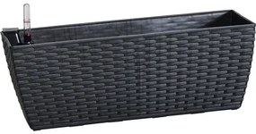Samozavlažovací hrantík plastový Lafiora 50 x 18,5 x 18,5 cm antracit