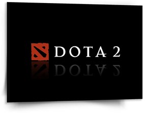 Sablio Obraz DOTA 2 Čierna - 150x110 cm