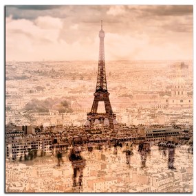 Obraz na plátne - Fotografia z Paríža - štvorec 3109A (80x80 cm)