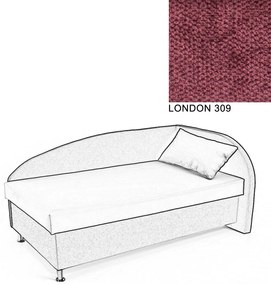 AVA NAVI, PRAVÁ 120x200 Varianta: LONDON 309