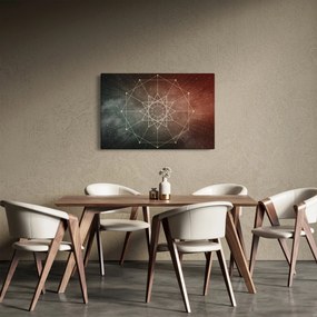 Obraz - Vesmírny dodecagram (90x60 cm)