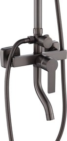 Rea Argus, sprchový set s vaňovou výlevkou, grafitová, REA-P6535