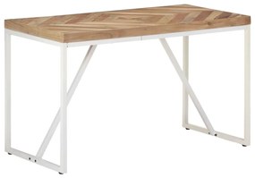 Jedálenský stôl 120x60x76 cm akáciový a mangovníkový masív