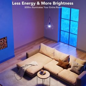 Govee - LED RGBWW Stmievateľná žiarovka Smart E27/12W/230V 2700-6500K Wi-Fi