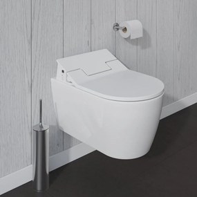 DURAVIT ME by Starck závesné WC pre SensoWash, s hlbokým splachovaním 370 x 570 mm, biela, s povrchom WonderGliss, 25285900001