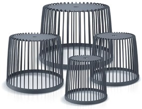 PROSPERPLAST Set univerzálních košů UNIQUBO 4+1 antracit