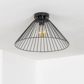 Brilagi - LED prisadený luster CERIA WIRE 1xE27/40W/230V priemer 45 cm čierny