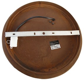 Priemyselné stropné svietidlo hrdzavohnedá 35 cm - Barril