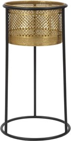 Stojan na kvety Simply 50 cm čierno-zlatý