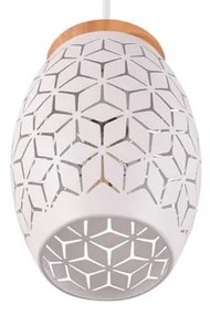 Biele závesné svietidlo ø 15 cm Bidar – Trio