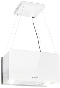 Klarstein Kronleuchter L, digestor, 60 cm, ostrovčekový, 577 m³/h, dotykové ovládanie, LED, biely