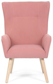 Kreslo s ušami PINK2, ružová