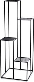 STOJAN NA KVETINÁČ KASKADA 110X40X40 CM ČIERNA