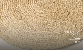 Diamond Carpets India, Ručne viazaná rohožka Koa J 43 Natural, 50x80, béžová, chodba / predsieň