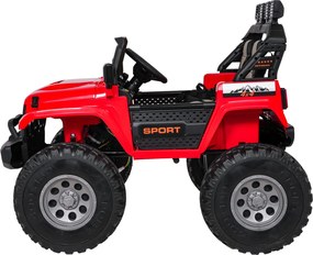 Ramiz Extrémne športové vozidlo 4x4 s premenlivou veľkosťou červené