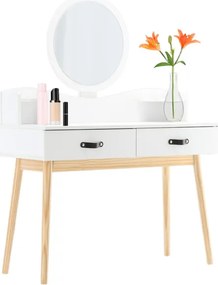 Toaletný stolík MINIMAL biely PHO1602