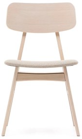 Jedálenská stolička v dekore duba v béžovo-prírodnej farbe v súprave 2 ks Selia – Kave Home