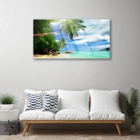 Obraz plexi Palma pláž more krajina 100x50 cm