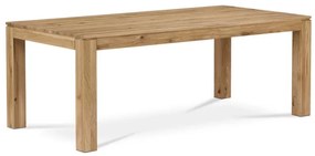 Stůl jídelní 200x100x75 cm, masiv dub, povrchová úprava olejem