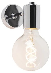 Moderná nástenná lampa chróm - Facil