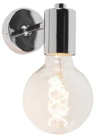 Moderná nástenná lampa chróm - Facil