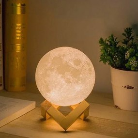 Zaparkorun LED lampička v dizajne Mesiaca Luna