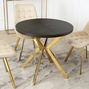 PROXIMA.store - Okrúhly rozkladací stôl DORIAN FARBA: biela, FARBA NÔH: biela