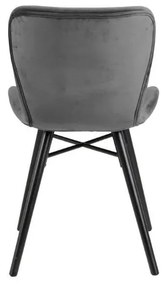 Sivá jedálenská stolička Actona Batilda